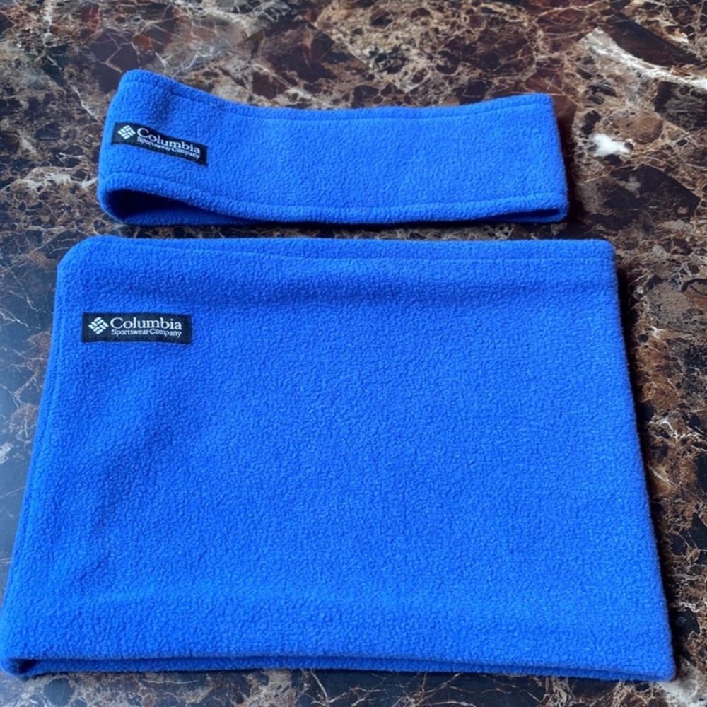 Columbia sportswear company headband and neck warmer